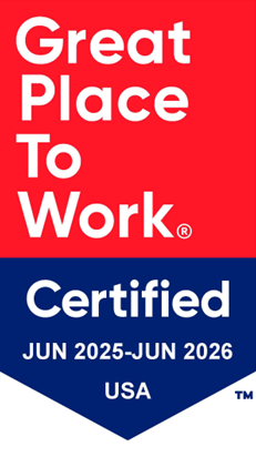 Great Place To Work Certified, June 2025 to June 2026, USA badge