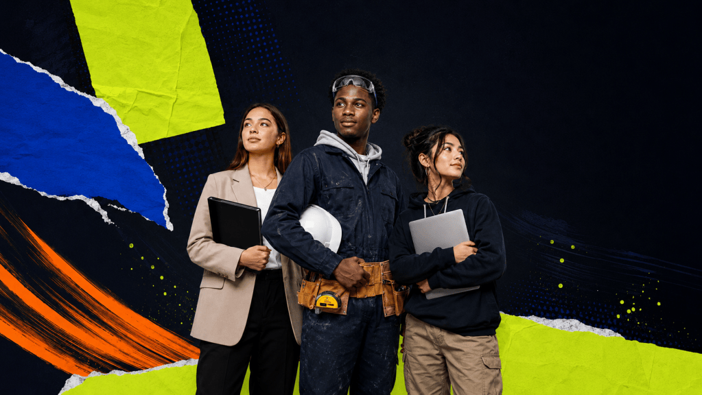students on a career journey